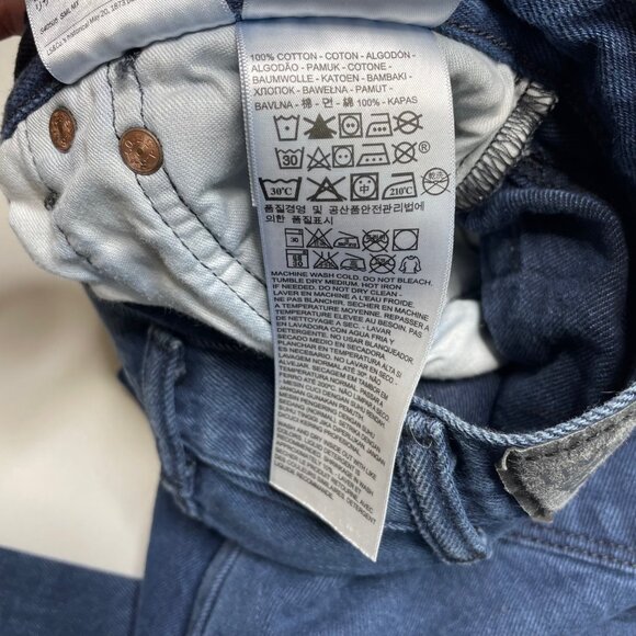 Levi’s 501XX Jeans Button Fly Size 38 100% Cotton Blue Faded Denim Straight Leg - Picture 8 of 11